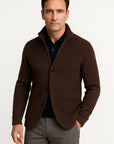 Mens Cardigan Wool Knit Buttoned Casual Comfortable Fit 3
