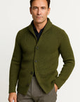 Mens Cardigan Wool Knit Buttoned Casual Comfortable Fit 5