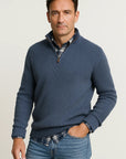Mens Cashmere Sweater 100% Cashmere Long Sleeve Gray 3