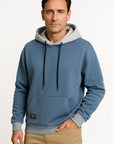 Mens Hoodie Gray Soft Fabric Casual Warm Durable Comfort 4