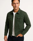 Mens Casual Jacket Cotton Blend Smart-Casual Comfortable Fit 1