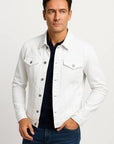 Mens Casual Jacket Cotton Blend Smart-Casual Comfortable Fit 3