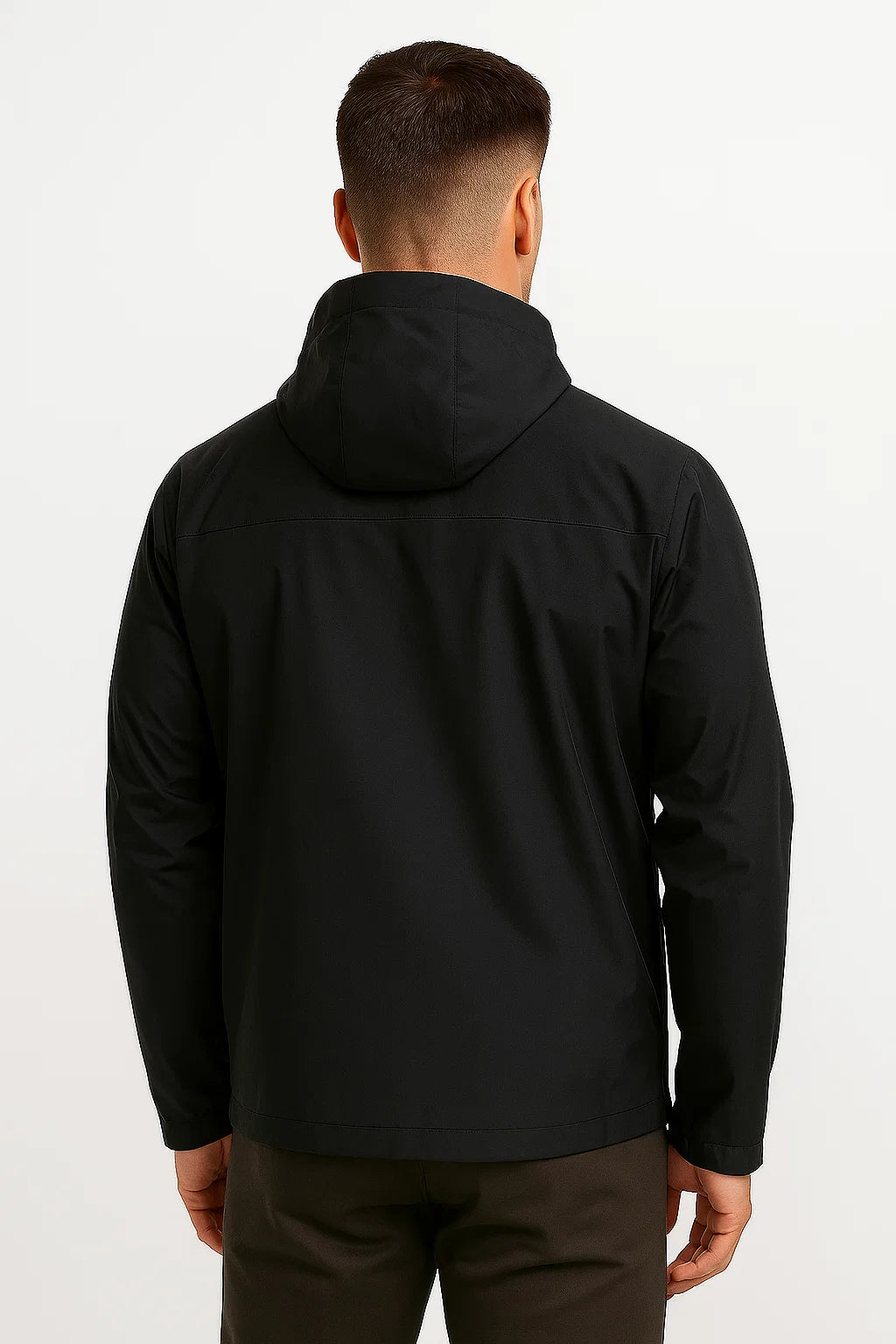 Mens Waterproof Jacket Lightweight Breathable with Adjustable Hood 2