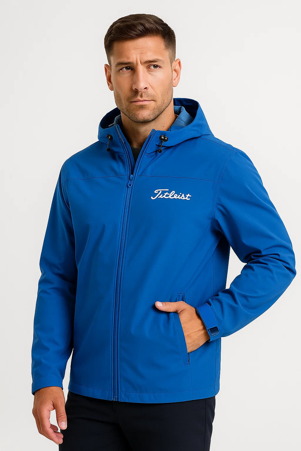 Mens Waterproof Jacket Lightweight Breathable with Adjustable Hood 5