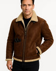 Mens Leather Jacket Lambskin Tailored Fit Warm Stylish Outerwear 1