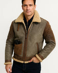 Mens Leather Jacket Lambskin Tailored Fit Warm Stylish Outerwear 3