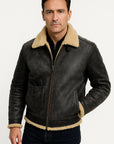Mens Leather Jacket Lambskin Tailored Fit Warm Stylish Outerwear 4