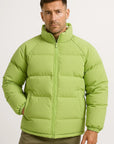 Mens Puffer Jacket Polyester Insulated Casual Winter Wear 3