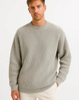 Mens Sweater Acrylic Oversized Pullover Ribbed Design 5