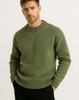 Mens Sweater Acrylic Casual Long Sleeve Round Neck 5