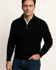 Mens Sweater Wool Relaxed Fit Long Sleeve Casual Comfort for Fall and Winter 2