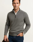 Mens Sweater Wool Relaxed Fit Long Sleeve Casual Comfort for Fall and Winter 4