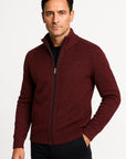 Mens Casual Vest Premium Fleece High Collar Zip Winter Wear 4