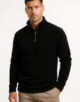 Mens Quarter Zip Sweatshirt Polar Fleece Long Sleeve Comfortable for Layering 5