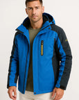 Mens Winter Jacket Waterproof Polyester Insulated Fleece Lined Windproof 4