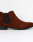 Men's Chelsea Boots Faux Suede Classic Design Slip-On
