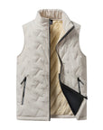 Men's Down Vest Cotton Fleece Warm Plus Size 5XL Casual Jacket