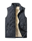 Men's Down Vest Cotton Fleece Warm Plus Size 5XL Casual Jacket