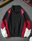 Men's Jacket Lightweight Color-Blocked Windproof Casual Wear