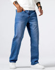 Men's Jeans Stretch Soft Fabric Comfortable Fit