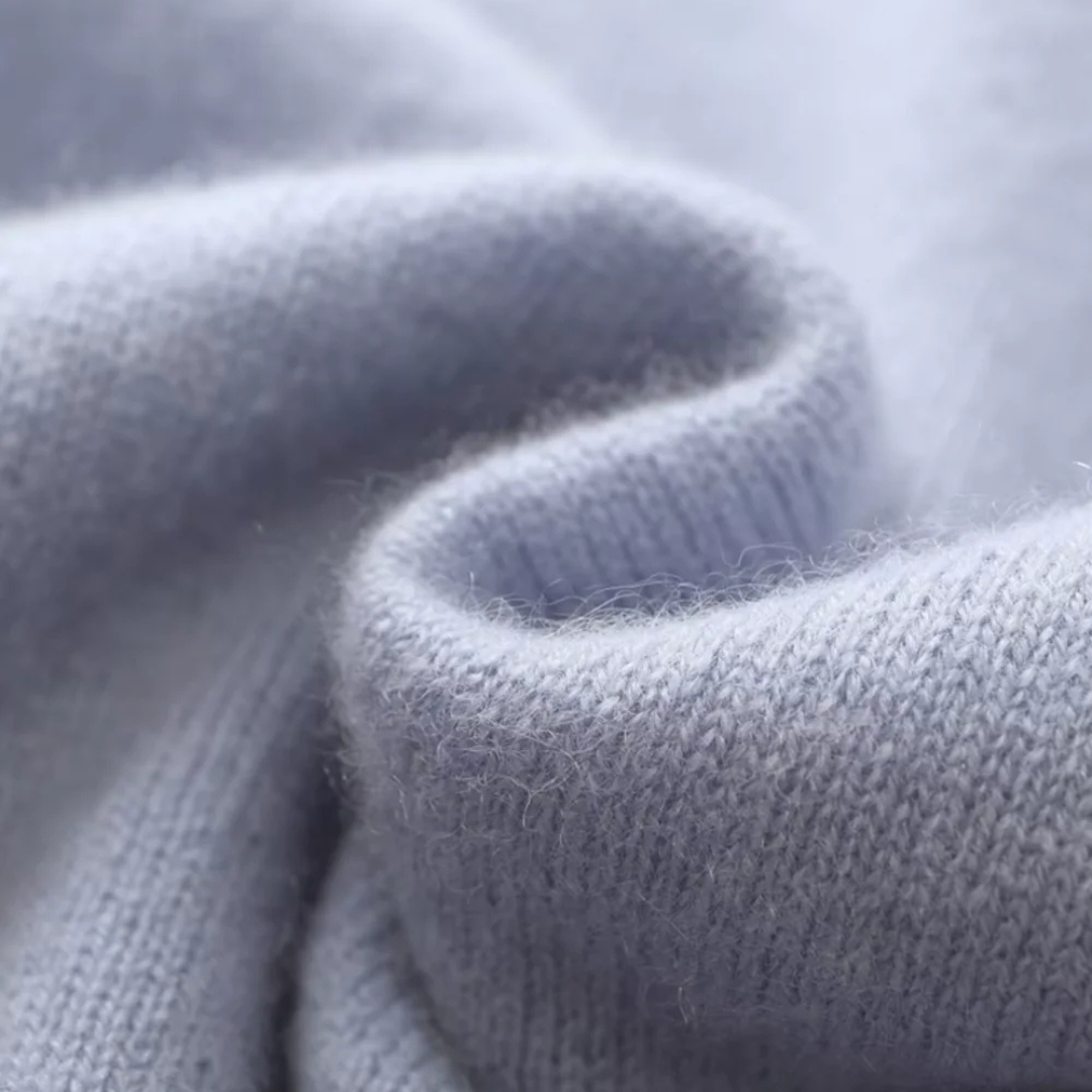 Men's Knitwear Set Merino Wool Full-Zip Cardigan and Jogger Pants