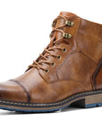 Men's Leather Boots Retro Style Comfortable Fit