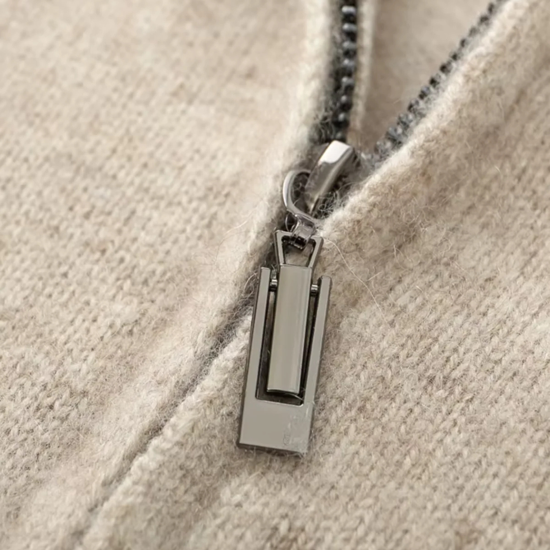 Men's Loungewear Set Merino Wool Zip Cardigan Slim Jogger