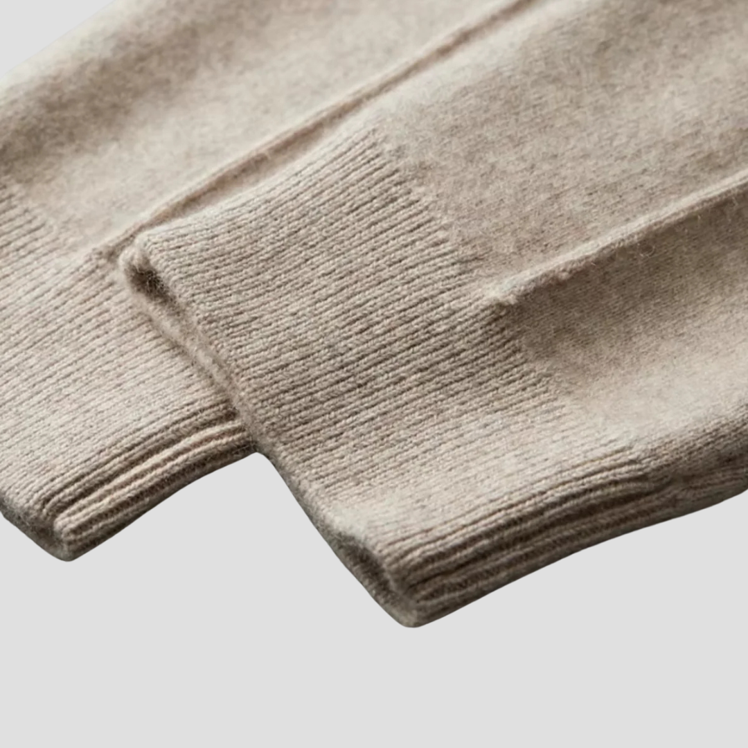 Men's Loungewear Set Merino Wool Zip Cardigan Slim Jogger