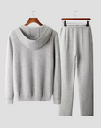 Men's Loungewear Set Merino Wool Zip Hoodie and Joggers