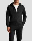 Men's Loungewear Set Wool Zipped Hoodie Jogger Pants 5