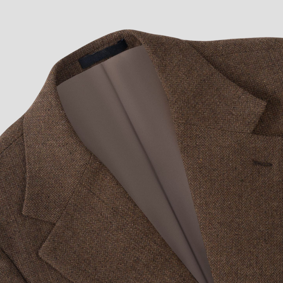 Men's Slim Suit Blended Fabric Three-Piece with Coordinated Vest 7