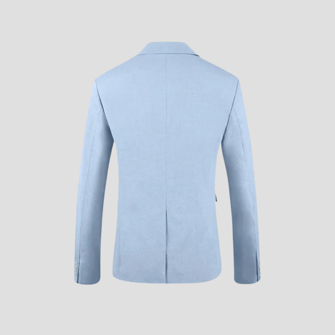 Men's Suit Two Piece Slim Fit Lightweight Fabric for Weddings and Formal Events