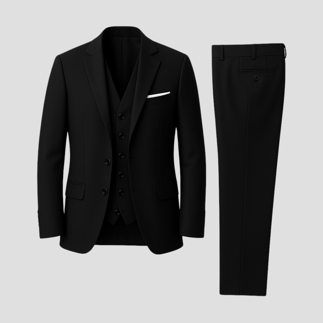 Men's Three Piece Suit Slim Fit Premium Fabric Wedding Suit