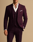 Men's Three Piece Suit Slim Fit Premium Fabric Wedding Suit