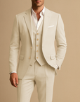 Men's Three Piece Suit Slim Fit Premium Fabric Wedding Suit