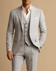 Men's Three Piece Suit Slim Fit Premium Fabric Wedding Suit