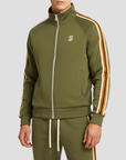 Men's Tracksuit Set Breathable Fabric Striped Design 0