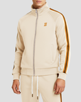 Men's Tracksuit Set Breathable Fabric Striped Design 5