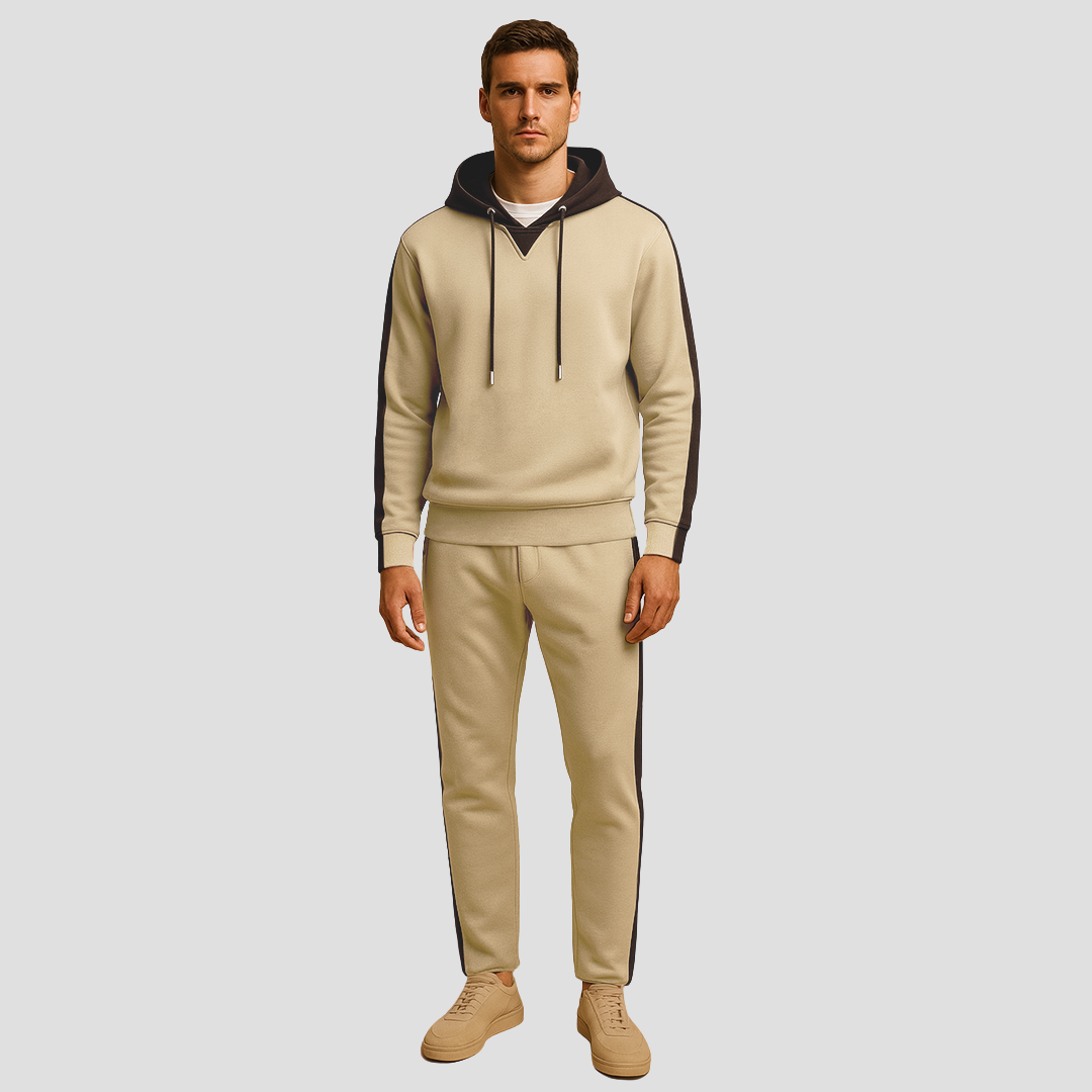 Men's Tracksuit Set Mesh Casual Outfit Soft Breathable Material 2