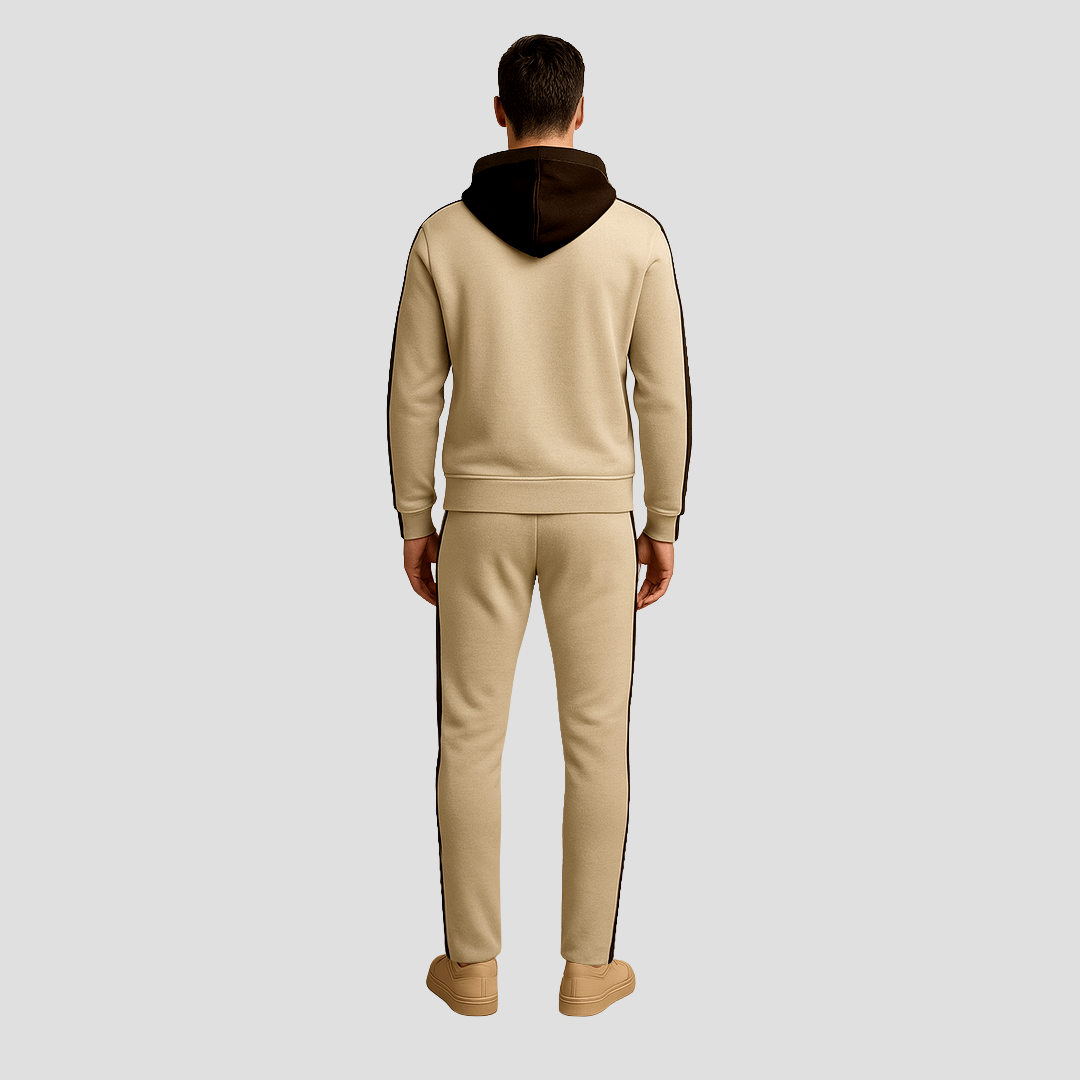 Men's Tracksuit Set Mesh Casual Outfit Soft Breathable Material 3