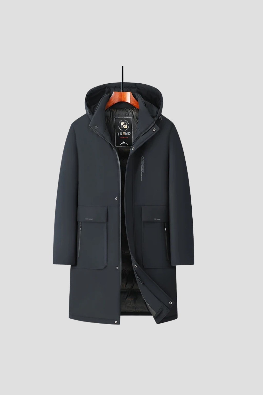 Men's Winter Jacket Faux PU Business Casual