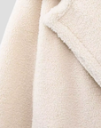 Women's Wool Coat Teddy Mid-Length Camel for Winter