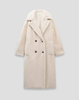 Women's Wool Coat Teddy Mid-Length Camel for Winter