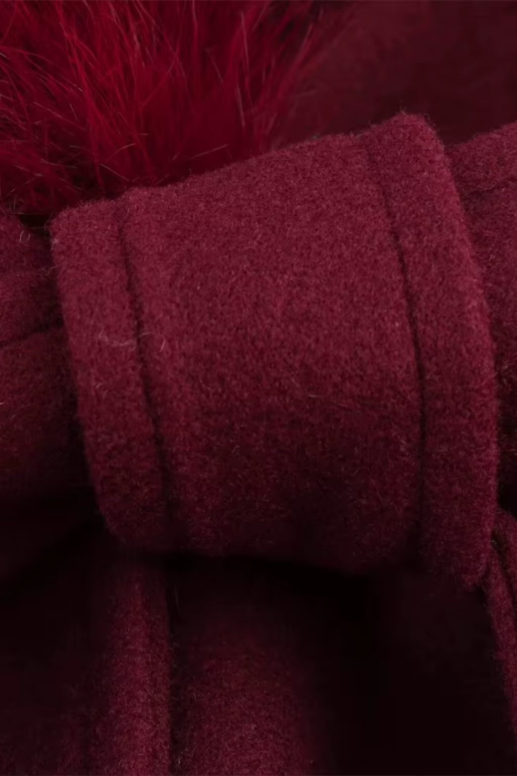 Women's Winter Coat Faux Fur Collar Belted Single Breasted