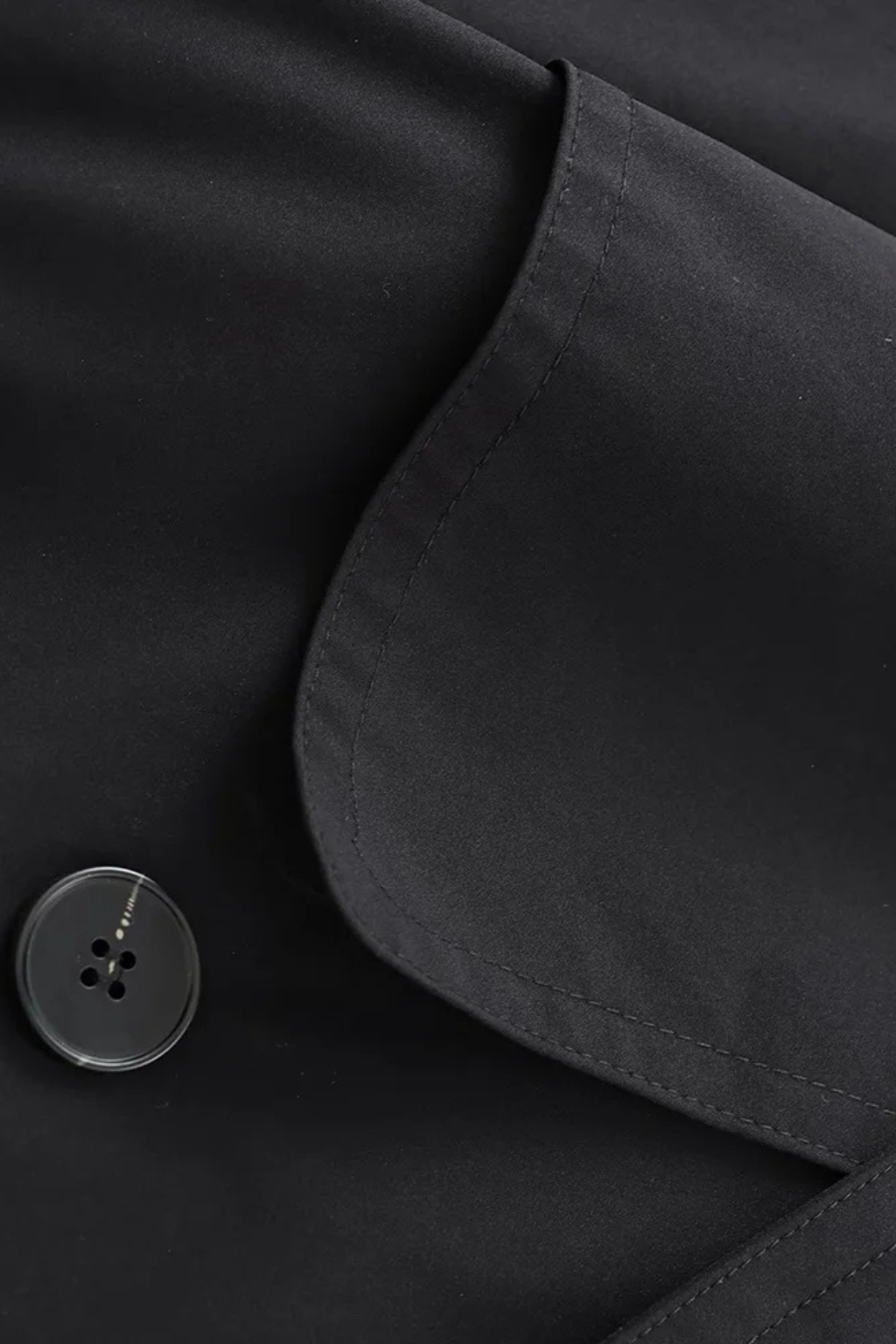 Women's Wool Coat Double Breasted Casual Lapel Jacket for Winter