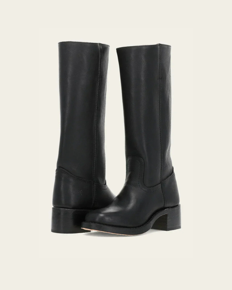 Womens Black Knee High Boots – Trendy Leather Design for Comfort and Durability, Perfect for Everyday Wear 10