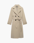 Women's Wool Coat Double Breasted Casual Lapel Jacket for Winter