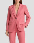 Women's Suit Set Lightweight Fabric Blazer Trousers Modern Fit 2