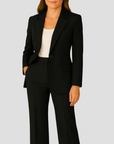 Women's Suit Set Lightweight Fabric Blazer Trousers Modern Fit 5