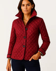 Womens Puffer Jacket Lightweight Quilted for Winter Comfort 4